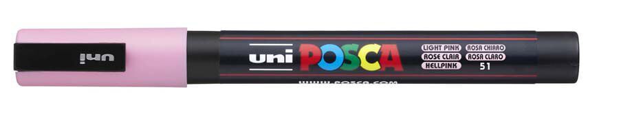Rotulador Posca PC-3M 0,9-1,3mm rosa claro