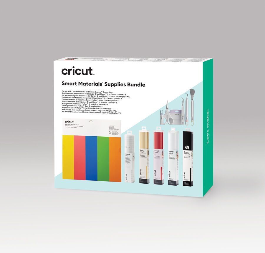 Cricut Bundle Materiales Smart Maker/Explore 3