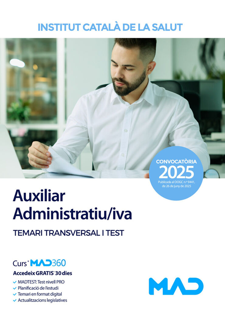 Auxiliar Administratiu/iva - Temari transversal i test