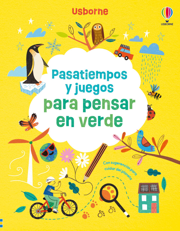 Pasatiempos y juegos para pensar en verde