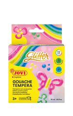 Tempera Jovi Glitter 6 colores