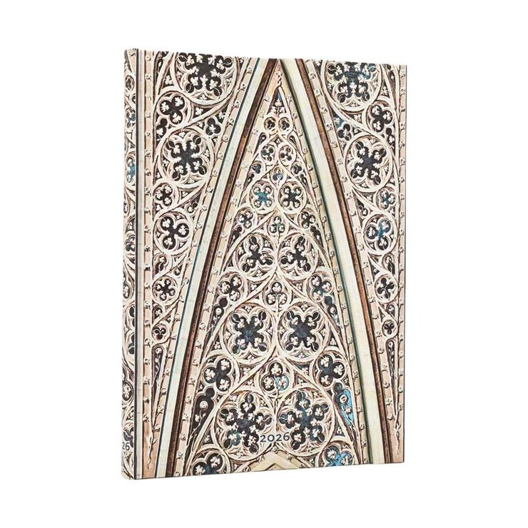 Agenda Paperblanks Bòveda Catedral Milà Midi apaïsada setm/vista cas 2026