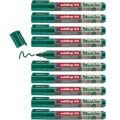 Rotuladores pizarra Edding Ecoline 28 verde 10u