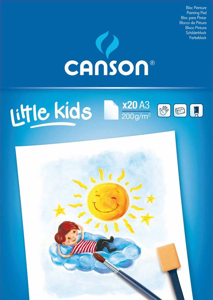 Bloc pintura Canson Kids A3 20 fulls