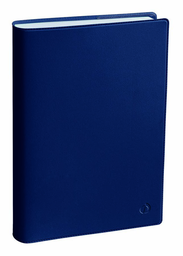 Agenda 16 meses Quo Vadis Touch A6 sem/vista mult. 2025-26 azul marino