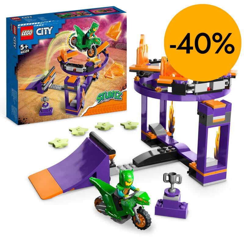 LEGO&reg; City Stuntz Desafiament Acrob&agrave;tic: Rampa i Aro 60359