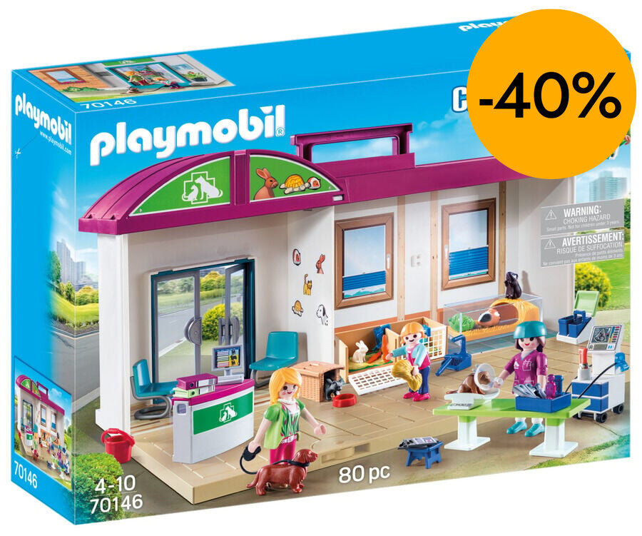 Playmobil City Life Veterinario malet&iacute;n 70146