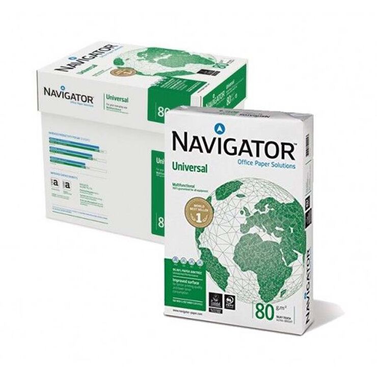 Paper Navigator A4 80g 5 paquetes 500 hojas