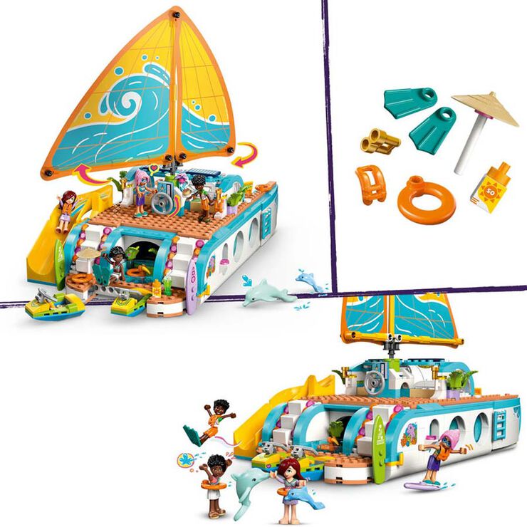 LEGO® Friends Aventura en el Barco de Viaje 42664