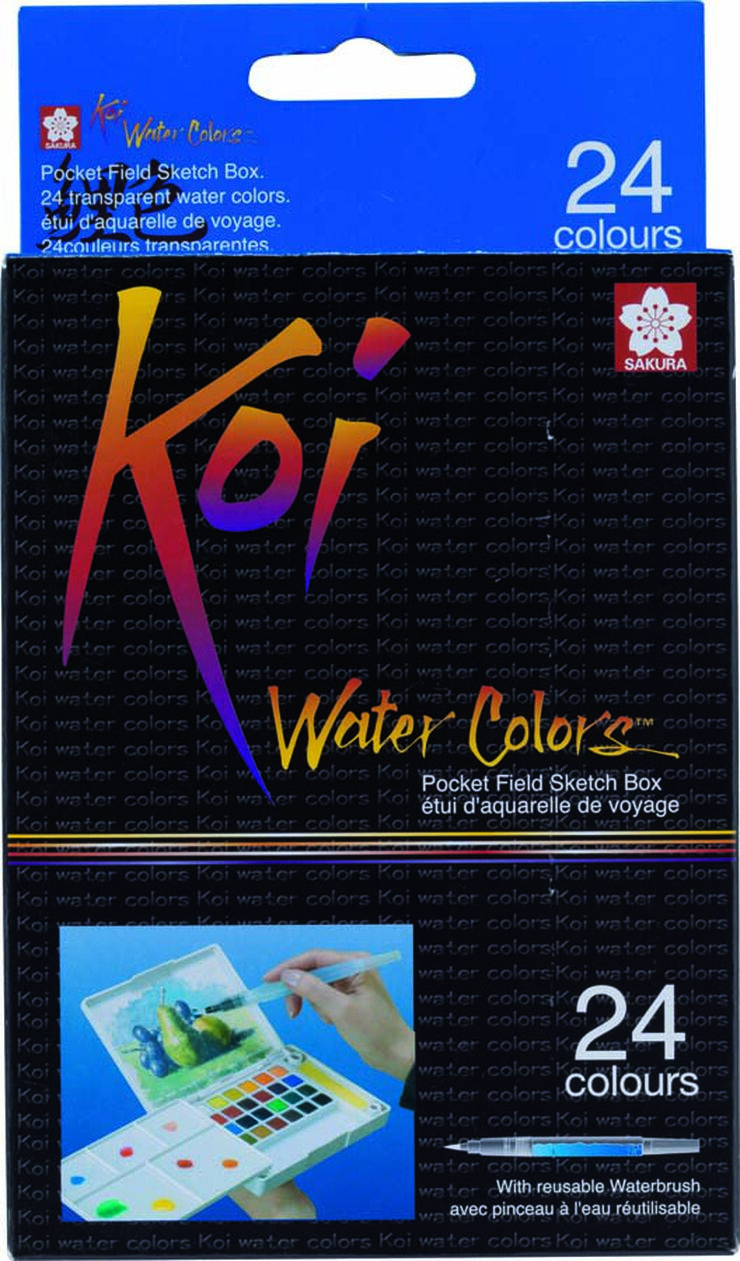 Aquarel·la Talens Koi Sketch pocket box 24 colors