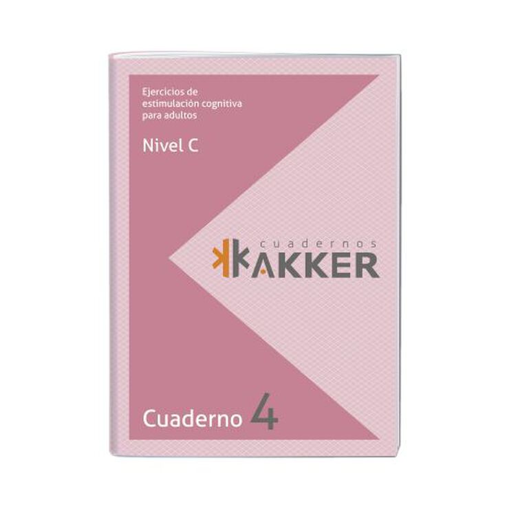 Ejercicios de Estimulación Cognitiva para adultos Nivel C Cuaderno 4 Akker