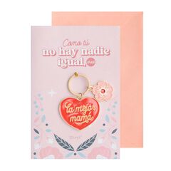 Postal con Llavero Mr.Wonderful La Mejor Mamá