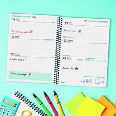 Agenda Escolar Finocam Secundaria 1/4 Sem/Vista Catal&aacute;n 2026-27 Negro