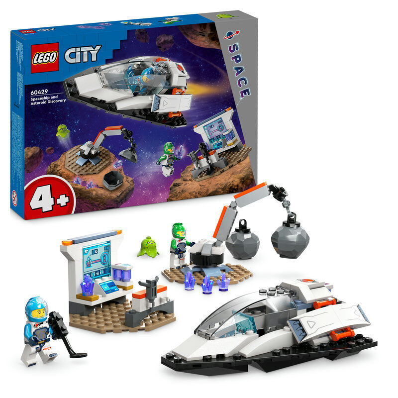 LEGO&reg; City Nave Espacial y Descubrimiento del Asteroide 60429