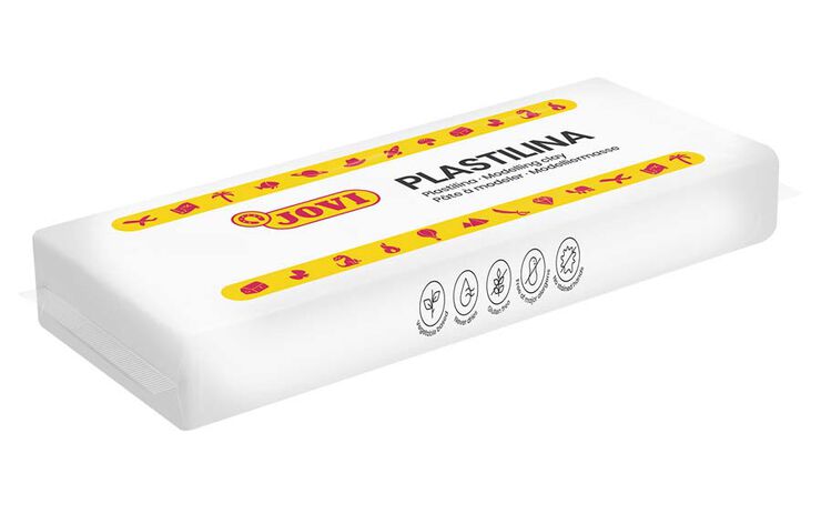 Plastilina Jovi 150g Blanco unidad