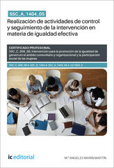 SSC_A_1404_05. Realizaci&oacute;n de actividades de control y seguimiento de la intervenci&oacute;n en materia de igualdad efectiva. SSC_C_009_5B