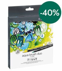 Rotuladores Duo Pincel/Fine Lyra 24 colores