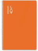 Libreta A5 espiral 50H ratlla horitzontal marge Escolofi Naranja