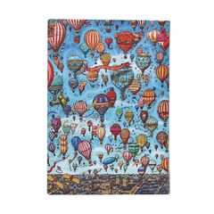 Agenda Paperblanks Flex Midi Dia P&agrave;gina Angl&egrave;s 2027 Globus Aerost&agrave;tics