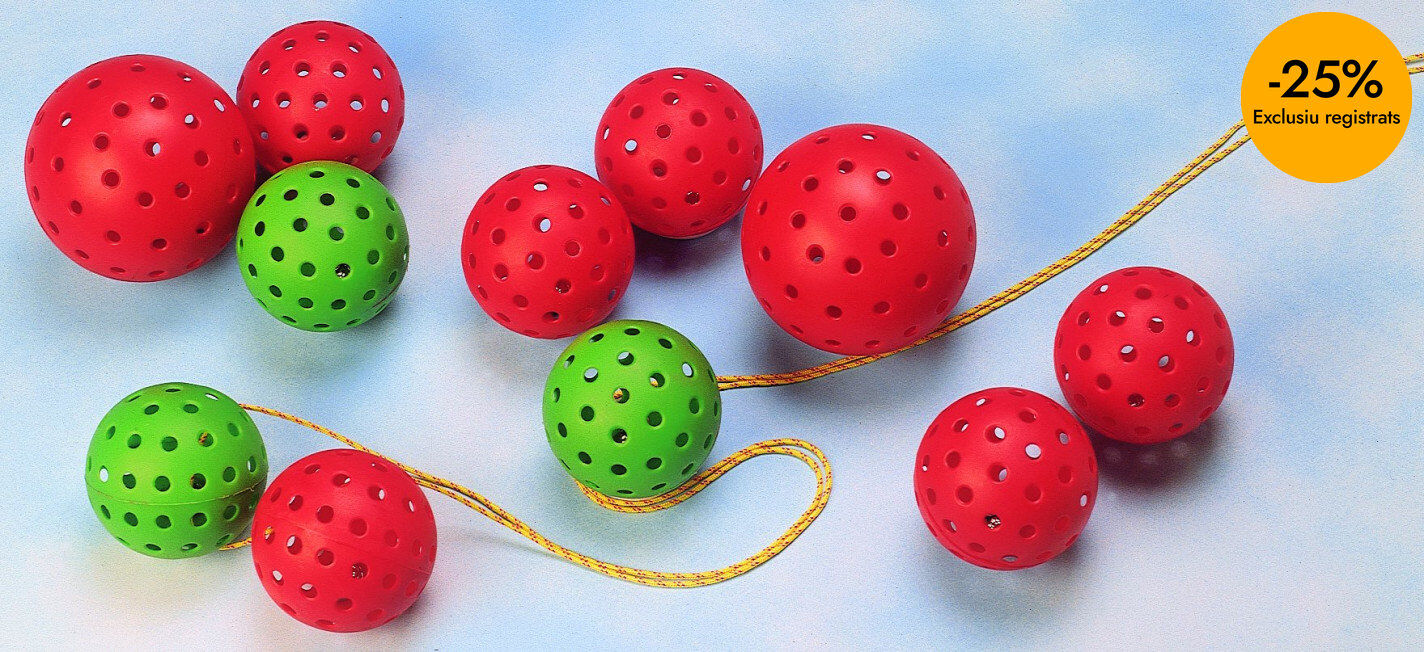 Pelota perforada sonora 12 cm