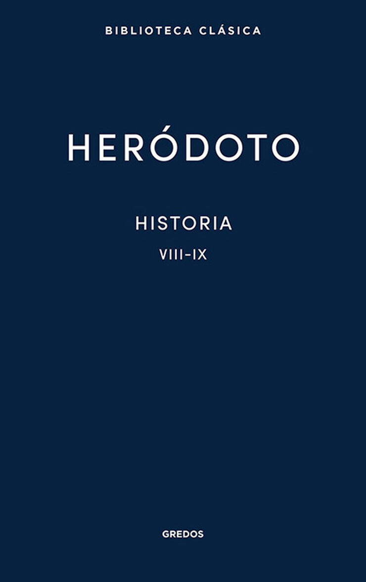 31. Historia. Libros VIII-IX