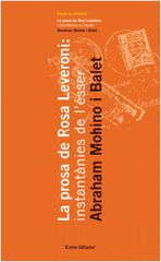 La prosa de Rosa Leveroni: instantànies de l'ésser