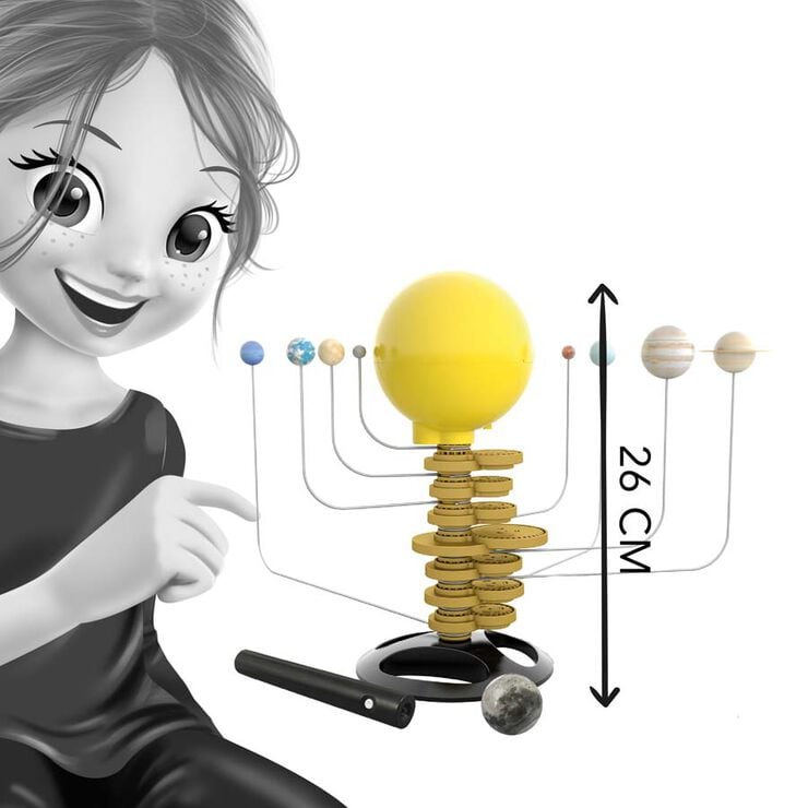 Maqueta del Sistema Solar Mòbil