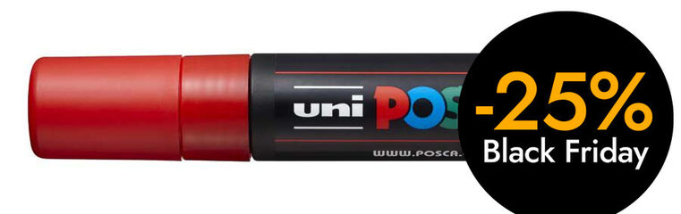 Rotulador Posca PC-17K rojo