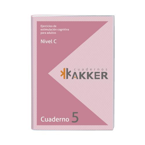 Ejercicios de Estimulaci&oacute;n Cognitiva para adultos Nivel C Cuaderno 5 Akker