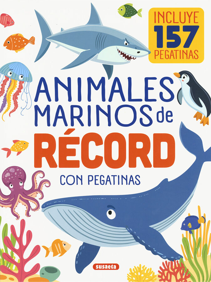 Animales marinos de r&eacute;cord con pegatinas