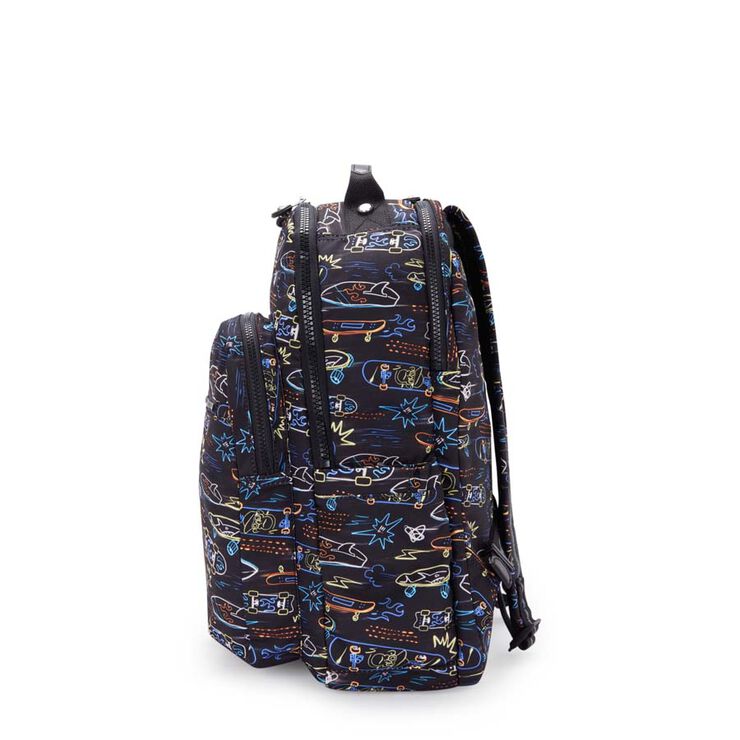 Mochila Kipling Seoul Lap Neon Skate