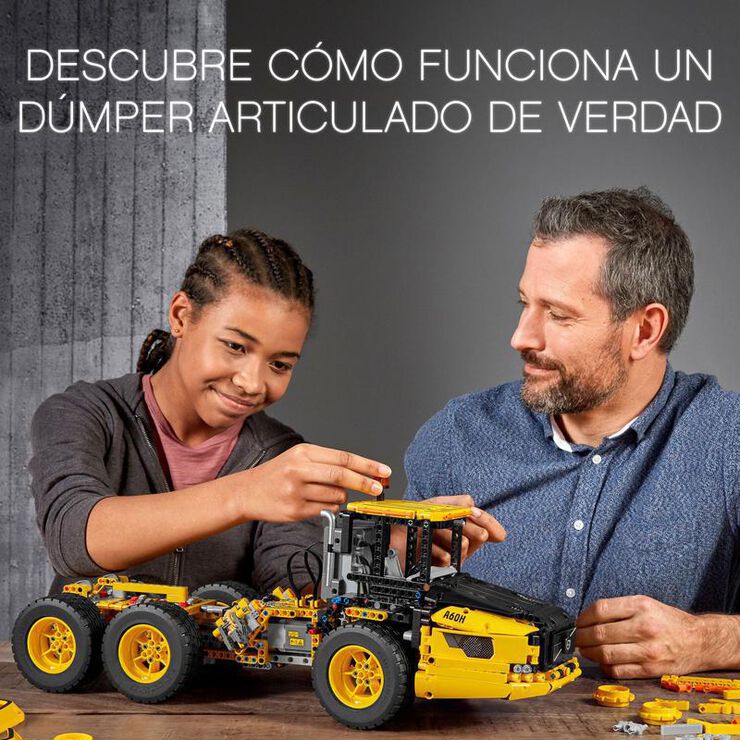 LEGO® Technic Dúmper articulado Volvo 6X6 42114