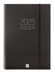 Agenda Finocam Opaque E40 setm/vista v cat 2025 negre