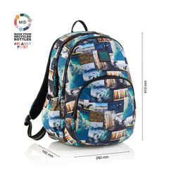 Mochila triple reciclada Oslo Surfin