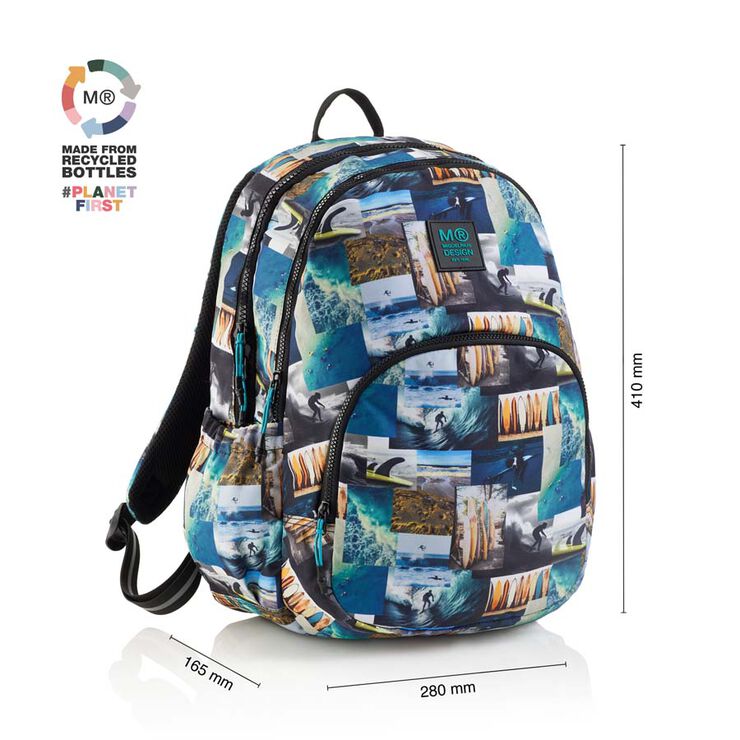 Mochila triple reciclada Oslo Surfin