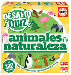 Juego did&aacute;ctico Educa Desaf&iacute;o Quiz Descubrir animales y naturaleza
