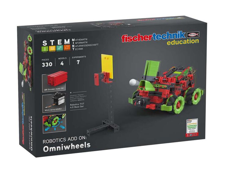 Fischertechnik ROBOTICS Add On: Omniwheels - EDU