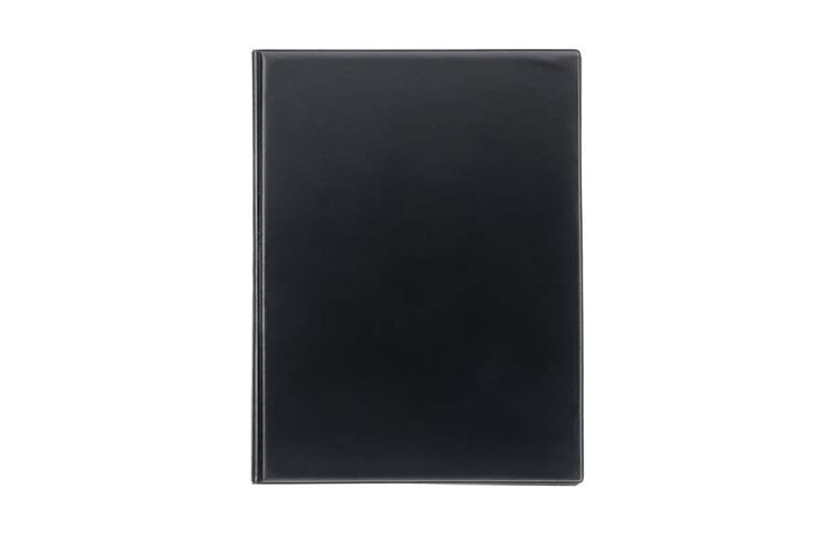 Carpeta miniclip lateral Abacus Folio negro