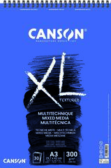 Bloc Canson XL A3 Media 300g 30 fulls
