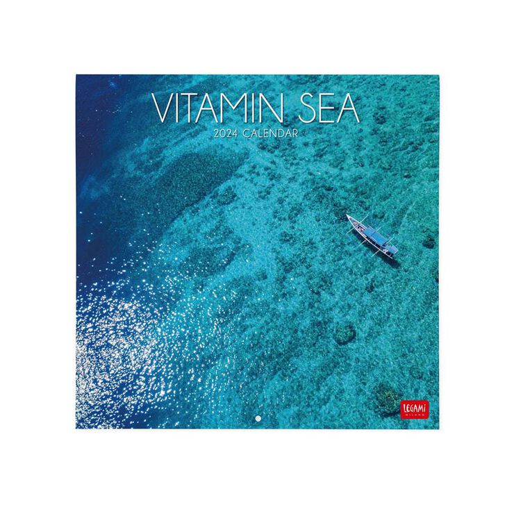 Calendari paret Legami 30X29 2024 Vitamin Sea