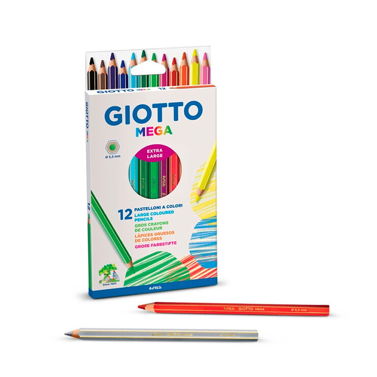 Lápices de colores Giotto Mega 12 colores