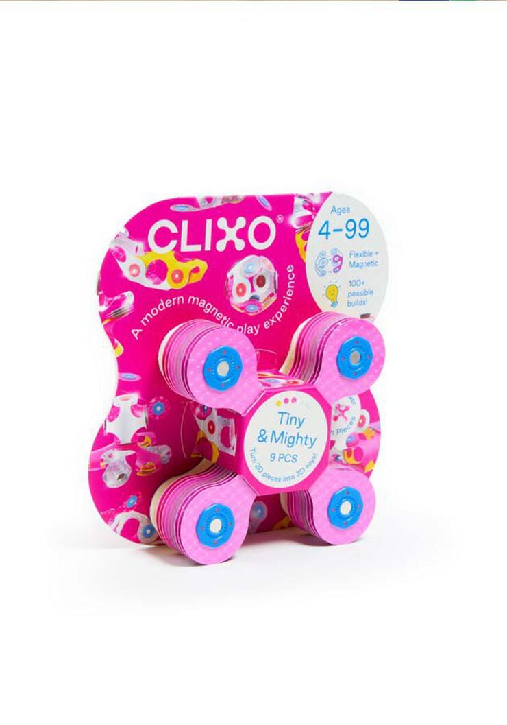 Construcció Magnètica Clixo Colors Brillants 9 peces