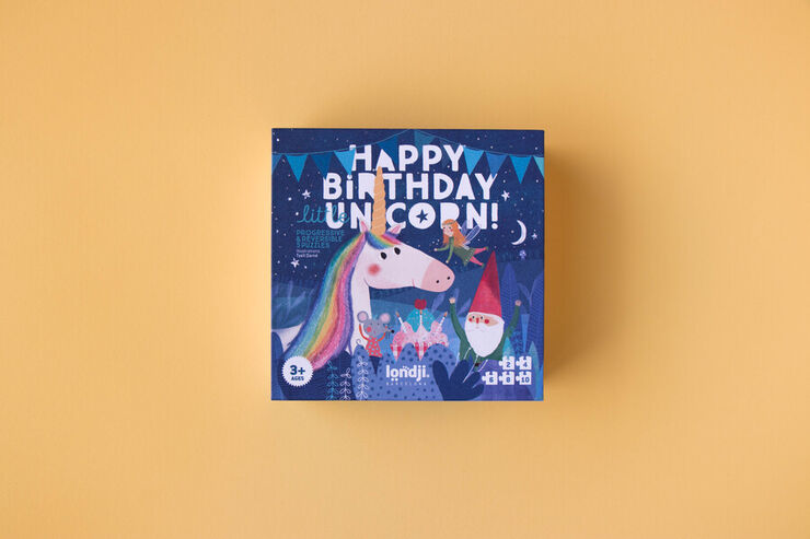 Puzle Progresivo Happy Birthday Unicorn!