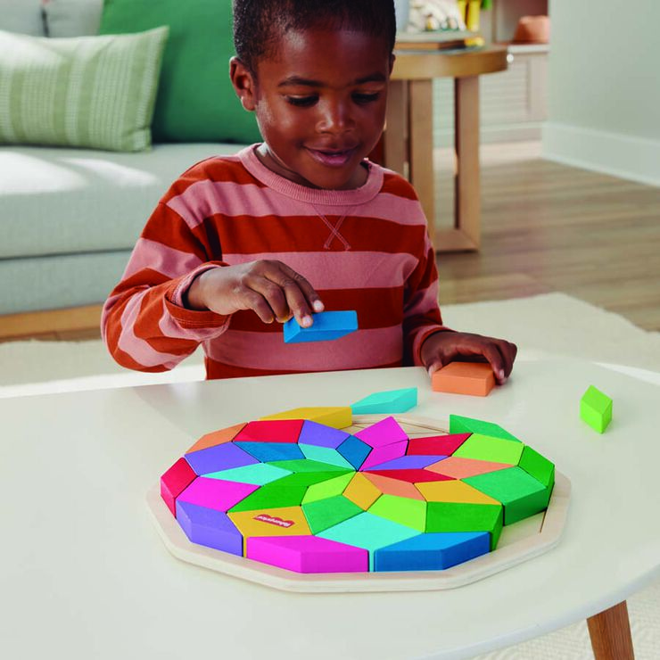 Fisher Price Puzle Geométrico Mandala Madera