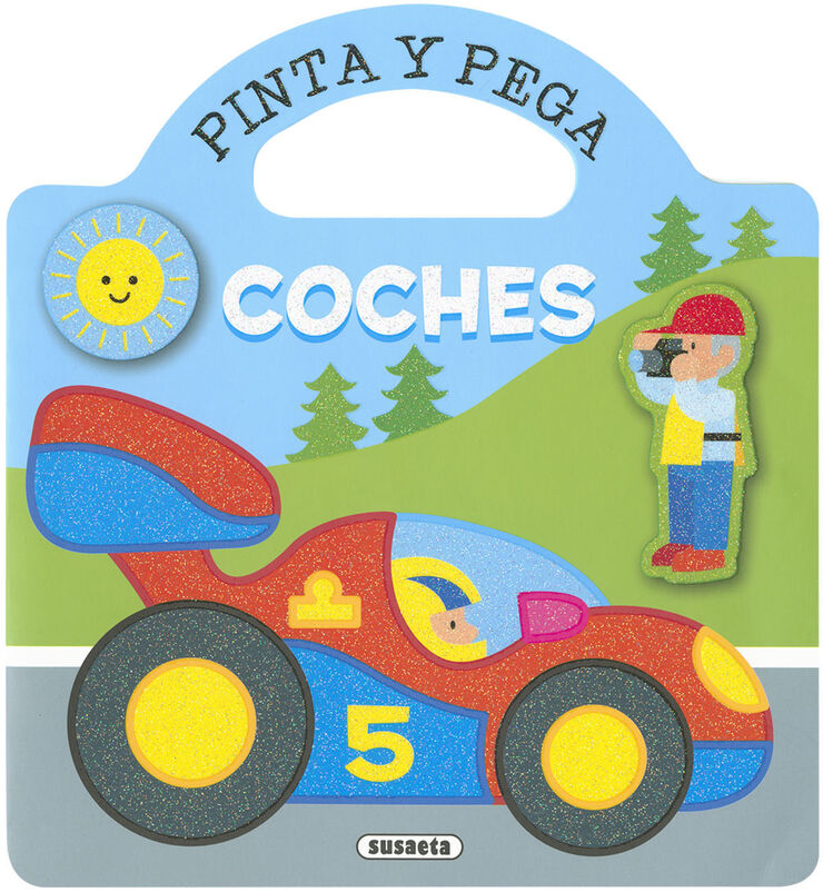 Coches (pinta y pega)