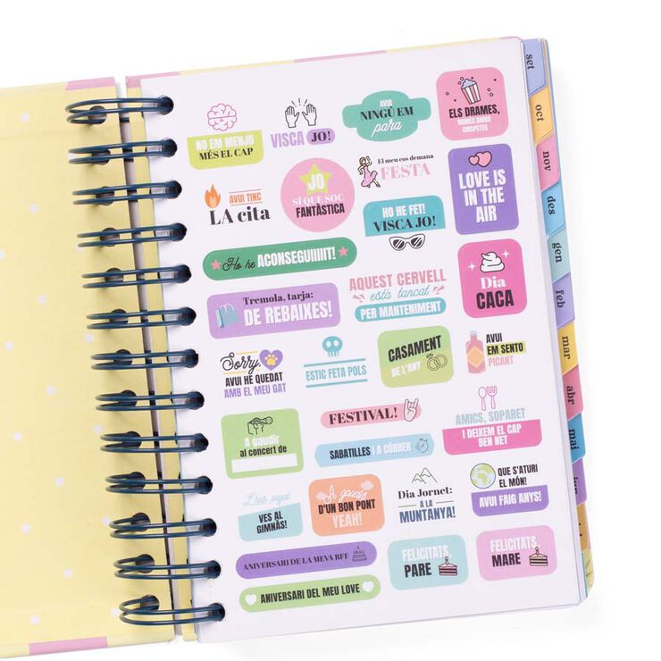 Agenda escolar Mr. Wonderful Wonder Mini día/pág cat 2025-26 Gran dia a la vista