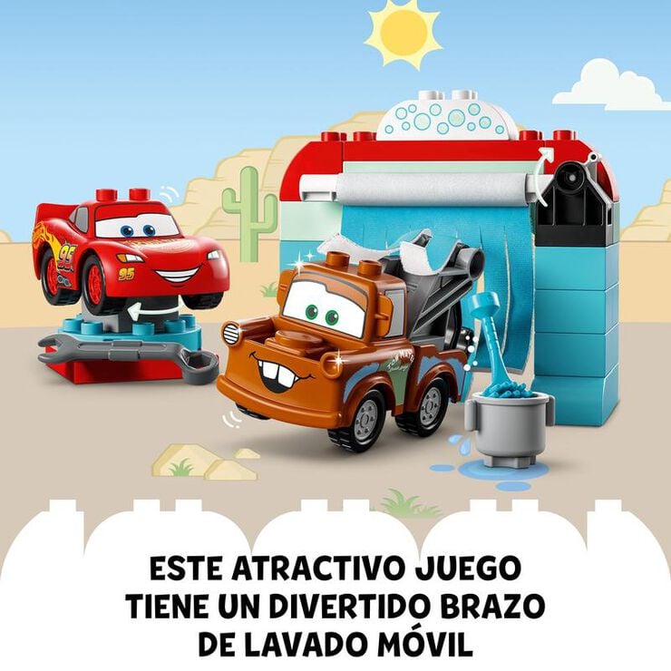 LEGO® Duplo Disney y Pixar Cars Autolavado con Rayo McQueen y Mate 10996