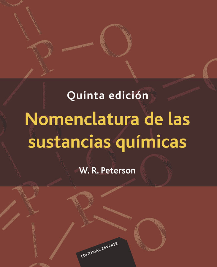 Nomenclatura de las sustancias qu&iacute;micas