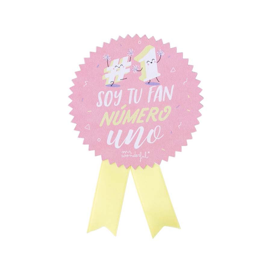 Targeta MW Soy tu fan n&uacute;mero 1