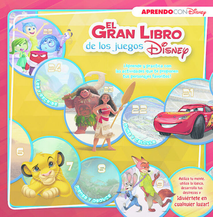 El gran libro de los juegos Disney (Aprendo con Disney)